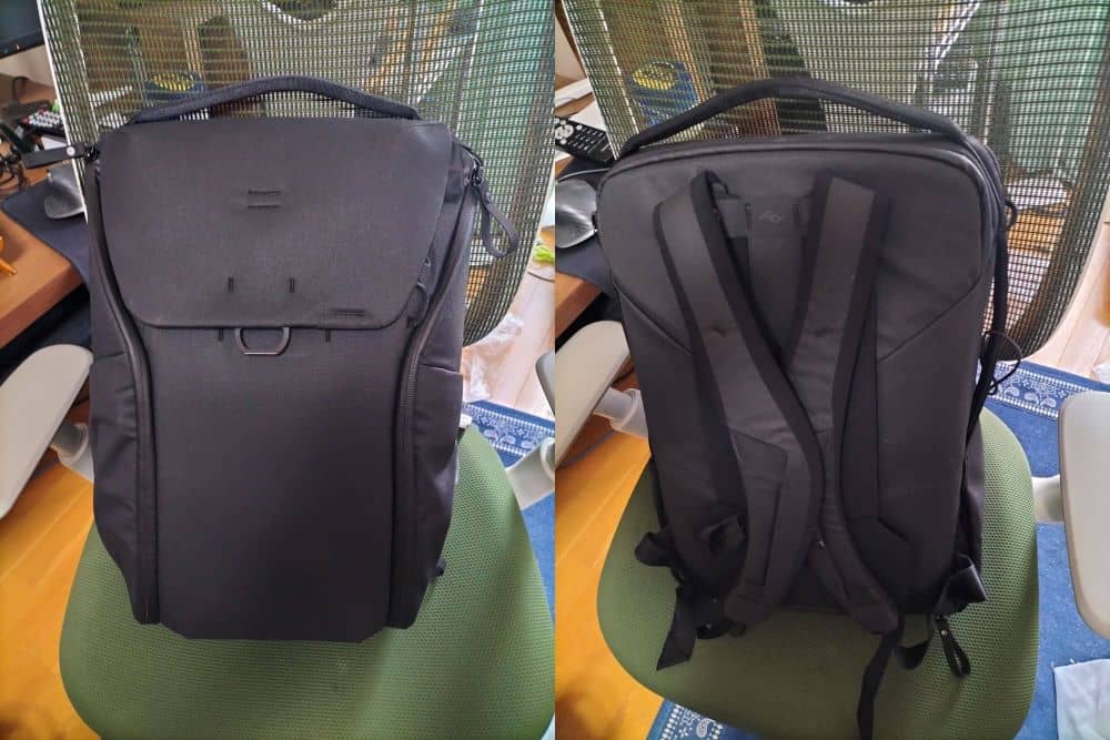 Peak Design Everyday Backpack front and back